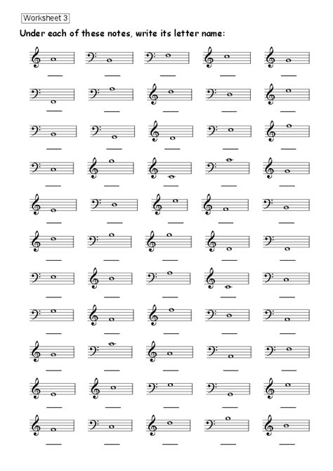 Music Theory Worksheets Pdf