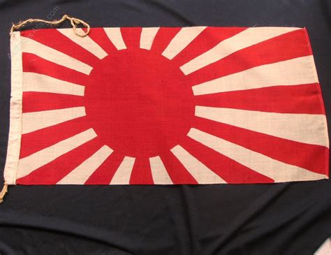 Antiques Atlas Vintage Japanese National Flag In Wool