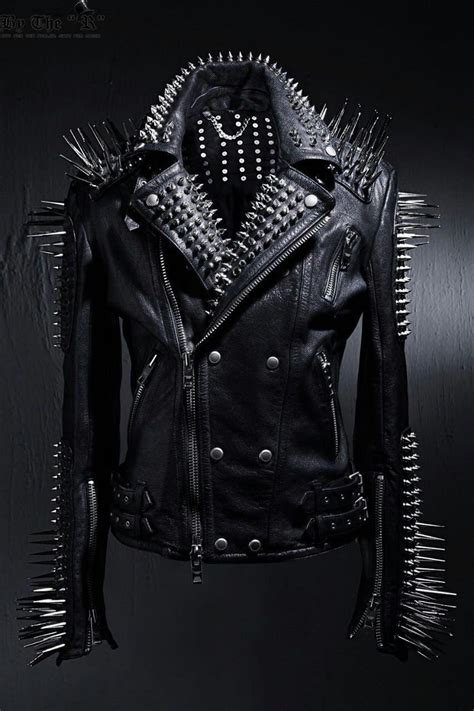 Studded Leather Jacket Leather Jacket Style Biker Leather Leather