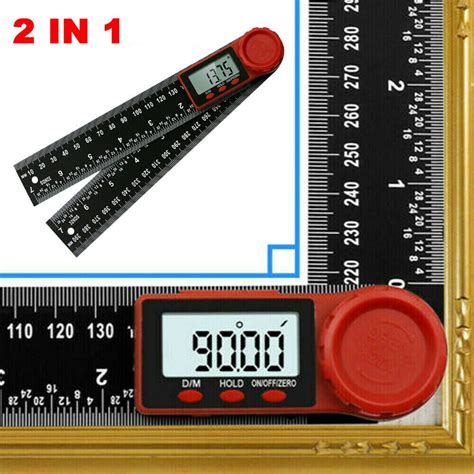 New Two In One Multi Function Digital Display Angle Ruler Protractor