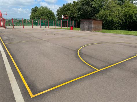 How To Play Netball Playground Markings For Schools