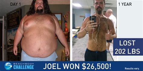 Shakeology Results Joel Lost Over 200 Pounds Bodi