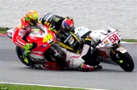 Marco Simoncelli Dies Before Horror Crash At Malaysian