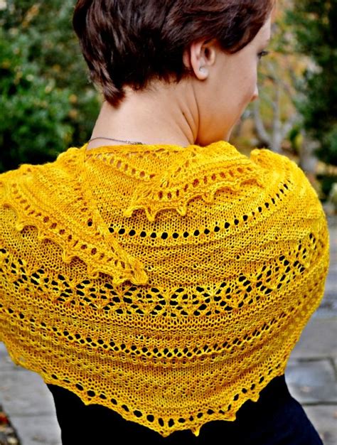 This lovely crescent shaped shawl is very simple to knit. Free Knitting Pattern for Lionberry Shawl - A crescent ...