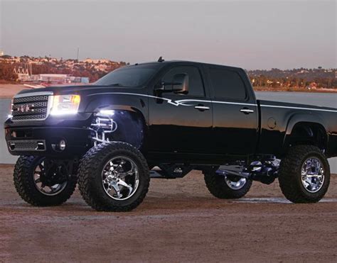 Black Gmc Lifted Trucks