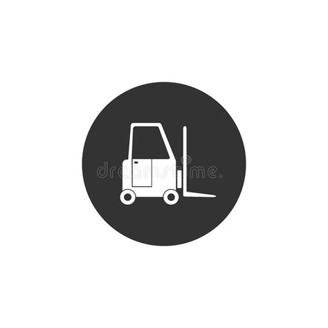 Forklift Icon Illustration Stock Vector Illustration Of Distribution