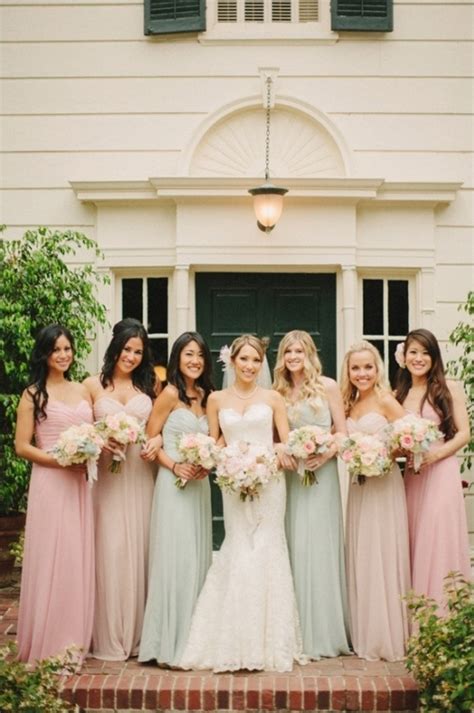 Blush Pink And Sage Green Bridesmaid Dresses Dresses Images 2022