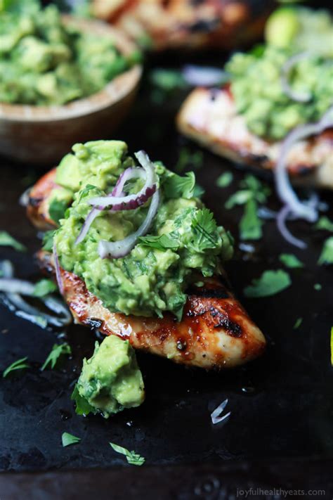 Top each with about 1 1/2 tsp. Cilantro Lime Chicken with Avocado Salsa Recipe - Home ...