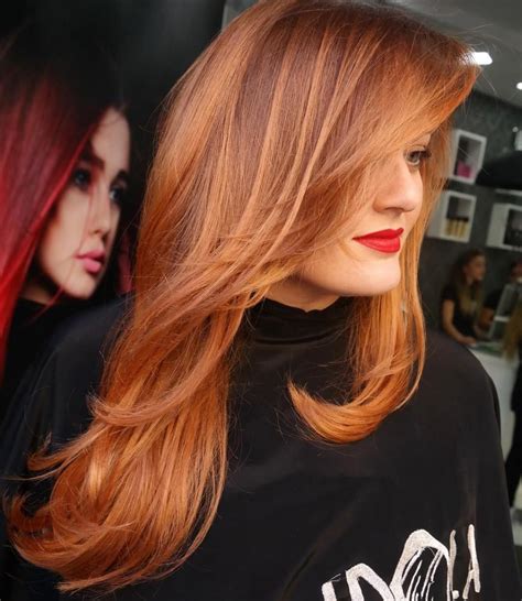 We love the bright reds. Sultry Red for Classy Ladies | Light auburn hair, Red hair ...