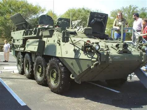 Stryker Mc M1129 General Dynamics Mortar Carrier Wheeled Armoured