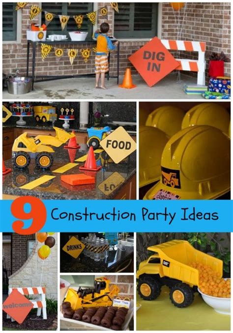 Dig In 9 Construction Themed Birthday Party Ideas Spaceships And