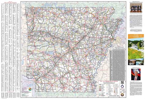 State And County Maps Of Arkansas Arkansas Road Map Printable
