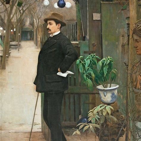 Portrait Of Miquel Utrillo By Santiago Rusinol Spanish Painters
