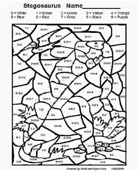 Free Math Coloring Pages