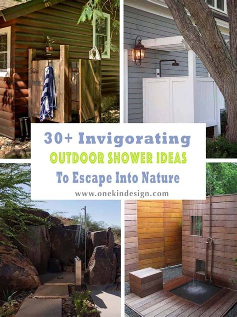 30 Invigorating Outdoor Shower Ideas To Escape Into Nature Outdoor