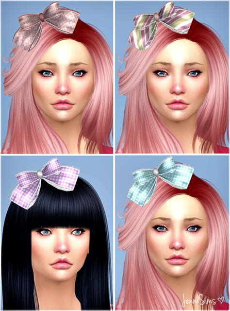 Juice Box And Bow Hair At Jenni Sims Sims 4 Updates