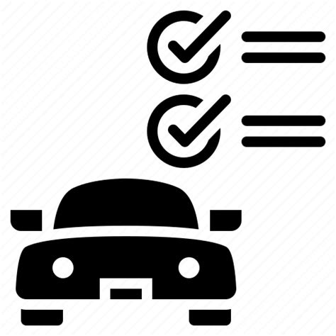 Car Service Vehicle Check Garage List Icon Download On Iconfinder