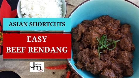How To Cook Beef Rendang Youtube