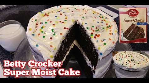Betty Crocker Super Moist Cake Mix Betty Crocker Betty Crocker Chocolate Cake Mix Youtube