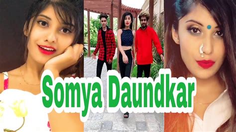 Somya Daundkar Tik Tok Video Part 2 Indian Beautiful Girl Romantic