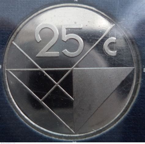 25 Cents 1986 Dutch State 1986 2000 Aruba Coin 41891
