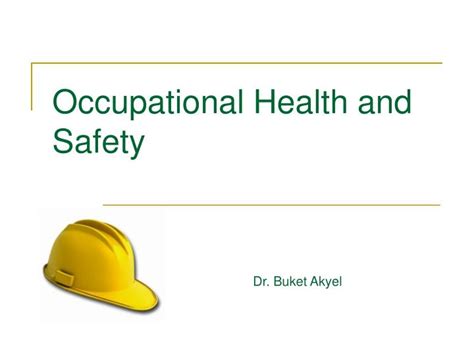 Ppt Occupational Health And Safety Powerpoint Presentation Free