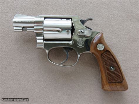 1971 Smith And Wesson Model 36 Chiefs Special 38 Spl Revolver In Nickel