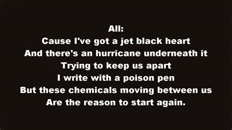 Jet Black Heart 5 Seconds Of Summer Lyrics Youtube