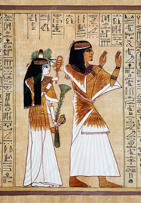 Ani And His Wife Tut Stock Image C0131392 Science Photo Library