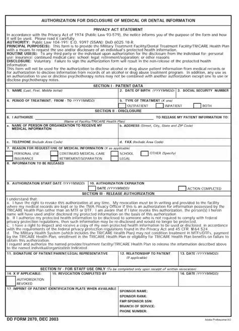 Dd Form 2870 ≡ Fill Out Printable Pdf Forms Online