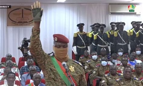 Burkina Faso Le Capitaine Ibrahim Traoré Officiellement Président De