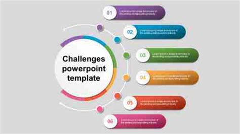 Top 15 Challenges Slide Powerpoint Templates Presentation