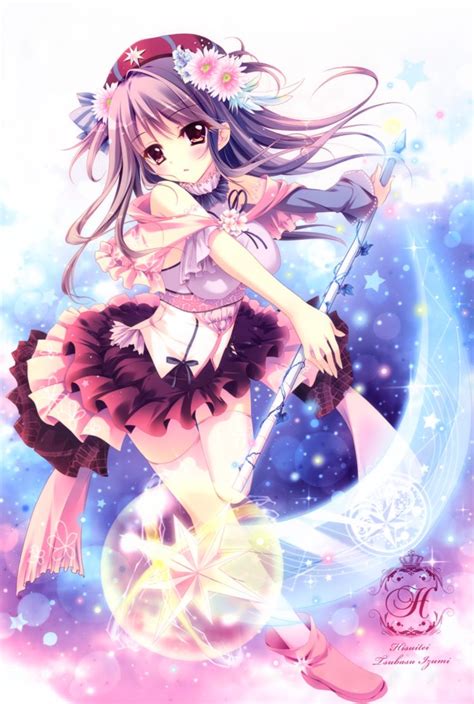 Original Characters Flowers Magic Anime Anime Girls Hd