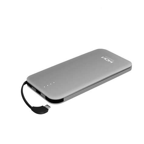 Moxnice Power Bank 10000mah Portable Charger Ultra Slim Battery Pack