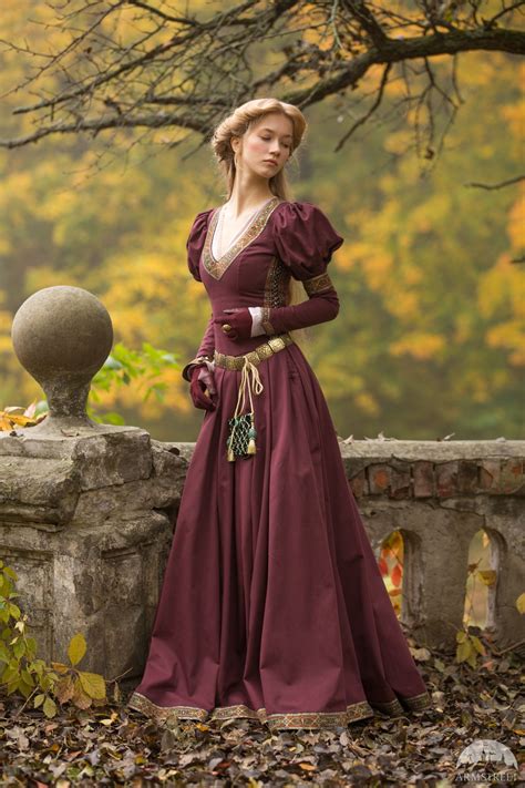 Robe Style Médiéval Princesse Perdue Fantasy Dress Princesses Fantasy Dress Medieval Dress