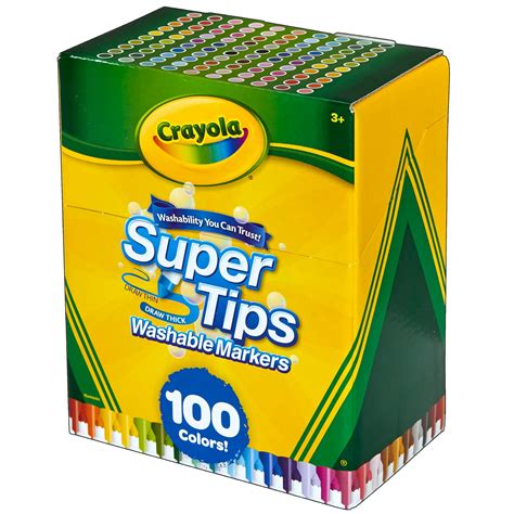 crayola® washable 100 color super tips markers michaels
