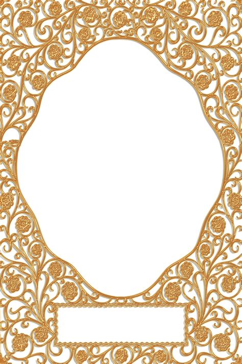 Oval Gold Frame Png Transparent Images Free Png Images