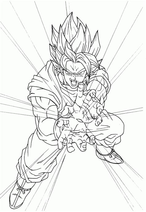 Goku from dragon ball is a part of our huge collection of coloring pages. Dragon Ball Z Super Saiyan God Coloring Pages - Coloring Home