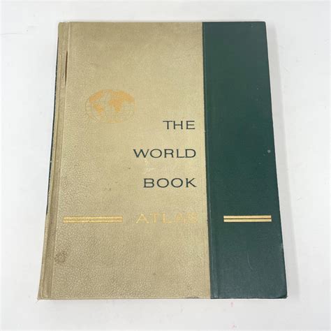 Vintage “the World Book Atlas” Large Hardback Book