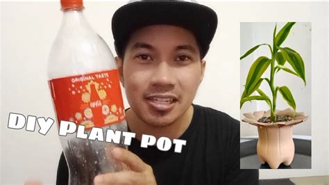Paano Gumawa Ng Paso Gamit Ang Plastic Bottle Diy Plastic Pot Youtube