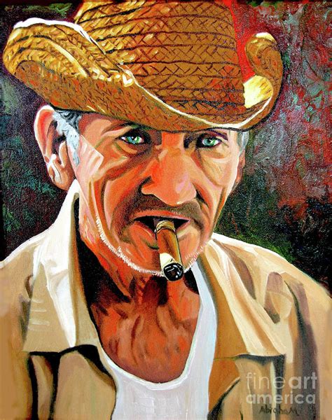 Old Man Painting By Jose Manuel Abraham Pixels