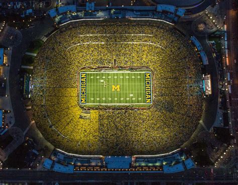 Maize BlueReview Michigan Football The Big House Will Have Blue End