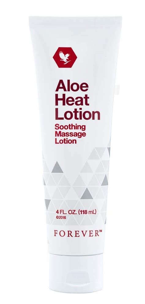 buy aloe heat lotion soothing massage lotion 4 fl oz 118 ml by forever 1 x lotion online in