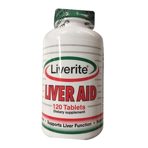 Liverite Liver Aid Dietary Supplement Tablets 120 Ea 2 Pack Walmart