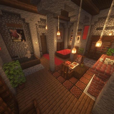 Medieval Castle Interior Design Minecraftbuilds Minecraft Interior