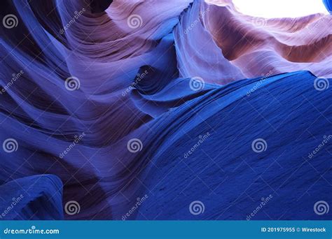 Closeup Shot Of Beautiful Sandstone Formations On Antelope Canyon In