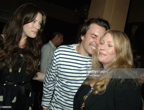 Liv Tyler Jimmy Fallon And Bebe Buell During Bebe Buell Birthday