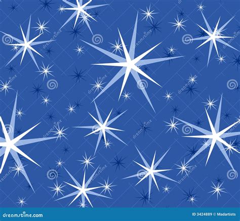 Blue Twinkling Sparkling Stars Royalty Free Stock Images Image 3424889