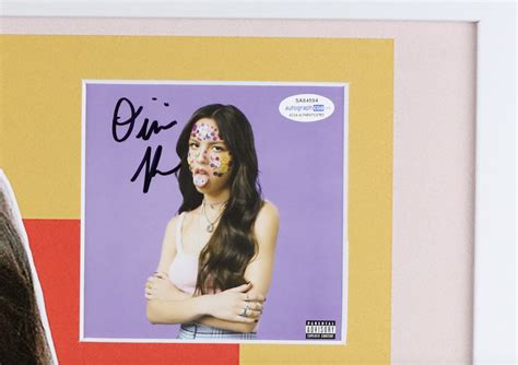 Olivia Rodrigo 77108 Signature Database By Racc Real Autograph