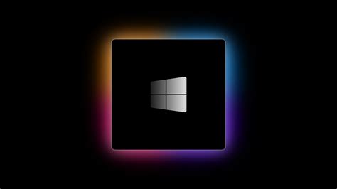 Windows Logo Wallpaper 4k M1 Chip Black Background